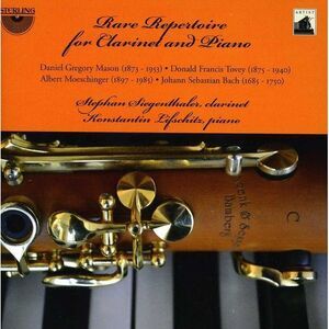 Constantin Lifschitz - Rare Repertoire for Clarinet & Piano  CD